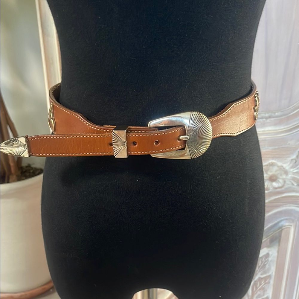Leegin Silver Creek Collection Leather Belt